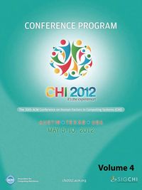 Produktbild: CHI 2012 The 30th ACM Conference on Human Factors in Computing Systems V4