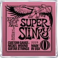 Bild vom Artikel Ernie Ball E-Gitarrensaiten EB2223 Super Slinky 009-042 vom Autor 