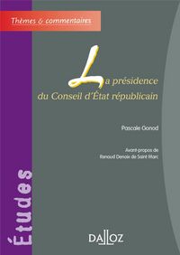 Produktbild: Presidence Conseil D Etat Repu