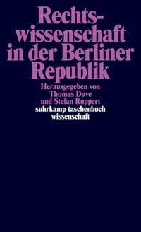 Produktbild: Rechtswissenschaft in der Berliner Republik