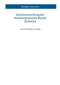 Produktbild: Gesetzessammlung des liechtensteinischen Rechts - Zivilrecht