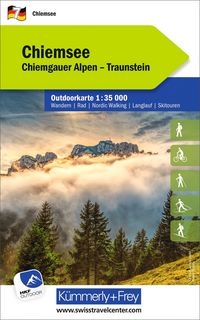 Produktbild: K&uuml;mmerly+Frey Outdoorkarte Deutschland 7 Chiemsee 1:35.000