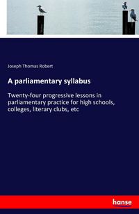 Produktbild: A parliamentary syllabus
