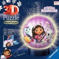 Bild vom Artikel Ravensburger 3D Puzzle 11575 - Nachtlicht Puzzle-Ball Gabby's Dollhouse - für Gabby's Dollhouse Fans ab 6 Jahren, LED Nachttischlampe mit Klatsch-Scha vom Autor 