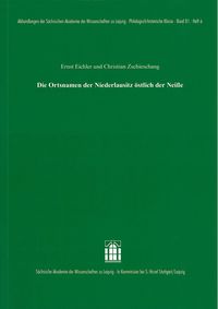Produktbild: Die Ortsnamen der Niederlausitz &ouml;stlich der Nei&szlig;e