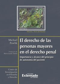 Produktbild: Derecho de las personas mayores en el derecho penal.