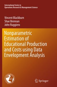Produktbild: Nonparametric Estimation of Educational Production and Costs using Data Envelopment Analysis