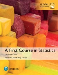 Produktbild: First Course in Statistics, A, Global Edition