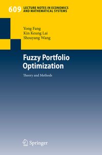 Produktbild: Fuzzy Portfolio Optimization