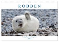 Produktbild: Robben - Lustige Bewohner Helgolands (Wandkalender 2027 DIN A3 quer), CALVENDO Monatskalender