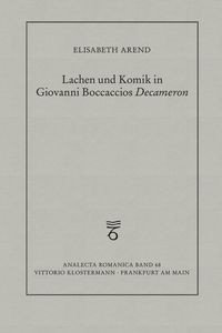 Produktbild: Lachen und Komik in Giovanni Boccaccios Decameron