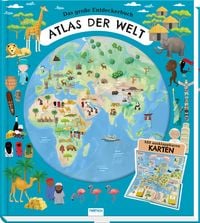 Produktbild: Tr&ouml;tsch Kinderatlas Das gro&szlig;e Entdeckerbuch Atlas der Welt