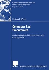 Produktbild: Contractor-Led Procurement