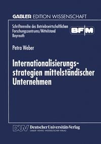 Produktbild: Internationalisierungsstrategien mittelst&auml;ndischer Unternehmen