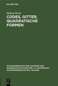 Produktbild: Codes, Gitter, quadratische Formen