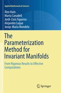 Produktbild: The Parameterization Method for Invariant Manifolds