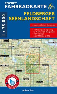 Produktbild: Pocket-Fahrradkarte Feldberger Seenlandschaft