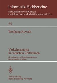 Produktbild: Verkehrsanalyse in endlichen Zeitr&auml;umen