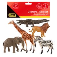 Produktbild: Idena Figuren Set Zootiere 10cm 5 St&uuml;ck