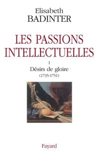 Produktbild: Les passions intellectuelles tome I
