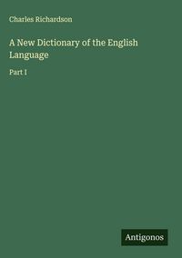 Produktbild: A New Dictionary of the English Language