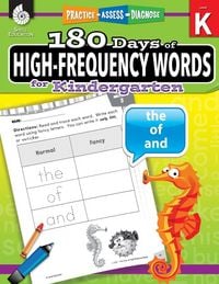 Produktbild: 180 Days of High-Frequency Words for Kindergarten