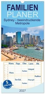 Produktbild: Familienplaner 2027 - Sydney - beeindruckende Metropole mit 5 Spalten (Wandkalender, 21 x 45 cm) CALVENDO