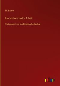 Produktbild: Produktionsfaktor Arbeit