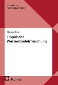 Produktbild: Empirische Wertewandelsforschung