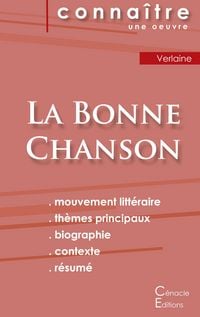 Produktbild: Fiche de lecture La Bonne Chanson de Verlaine (Analyse litt&eacute;raire de r&eacute;f&eacute;rence et r&eacute;sum&eacute; complet)