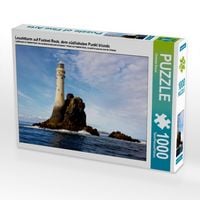 Produktbild: CALVENDO Puzzle Leuchtturm auf Fastnet Rock, dem s&uuml;dlichsten Punkt Irlands 1000 Teile Puzzle quer | 1000 Teile Lege-Gr&ouml;&szlig;e 64 &times; 48 cm Foto-Puzzle f&uuml;r gl&uuml;ckliche Stunden