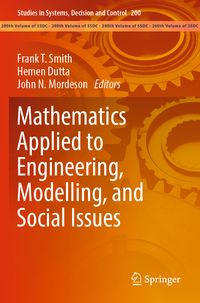 Produktbild: Mathematics Applied to Engineering, Modelling, and Social Issues