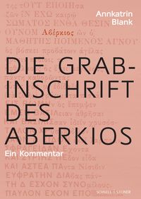 Produktbild: Die Grabinschrift des Aberkios