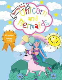 Produktbild: Unicorn and Mermaids Coloring Book