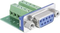 Produktbild: Delock 65268 D-SUB Buchsenleiste 180 &deg; Polzahl: 9, 10 1 St.