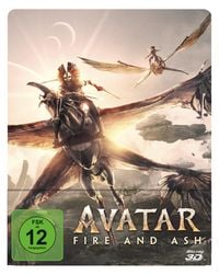 Produktbild: Avatar - Fire and Ash - Steelbook - Limited Edition (+ Blu-ray) (+ Bonus-Blu-ray) [2 BRs]