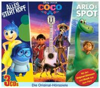 Disney/Pixar: Arlo & Spot,  Alles steht Kopf, Coco/3 CDs von 
