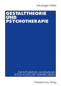 Produktbild: Gestalttheorie und Psychotherapie