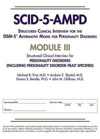 Produktbild: Structured Clinical Interview for the DSM-5&reg; Alternative Model for Personality Disorders (SCID-5-AMPD) Module III