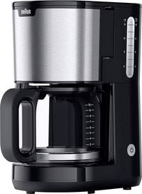 Produktbild: Braun KF 1500 BK Kaffeemaschine Schwarz, Edelstahl Fassungsverm&ouml;gen Tassen=10 Glaskanne