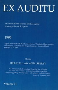 Produktbild: Ex Auditu - Volume 11: An International Journal for the Theological Interpretation of Scripture