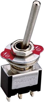 Produktbild: TRU Components 1571811 LB-601-2 Kippschalter 250 V/AC 3A 1 x Ein/Ein rastend 1St.