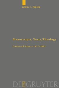 Produktbild: Manuscripts, Texts, Theology