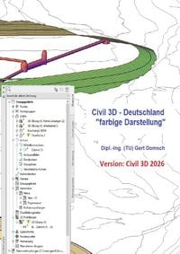 Produktbild: Cvil 3D Deutschland / Civil 3D-Deutschland, 2026 "farbige Darstellung" (f&uuml;r Anwender)