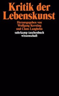 Produktbild: Kritik der Lebenskunst