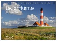 Produktbild: Leuchtt&uuml;rme in aller Welt 2026 (Tischkalender 2026 DIN A5 quer), CALVENDO Monatskalender