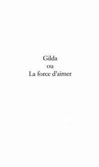 Produktbild: Gilda ou la force d'aimer