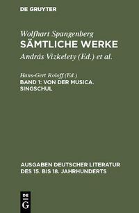 Produktbild: Von der Musica. Singschul