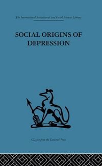Produktbild: Social Origins of Depression