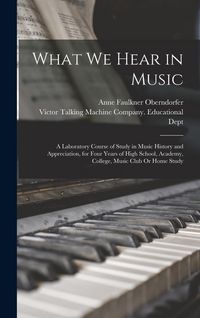 Produktbild: What We Hear in Music